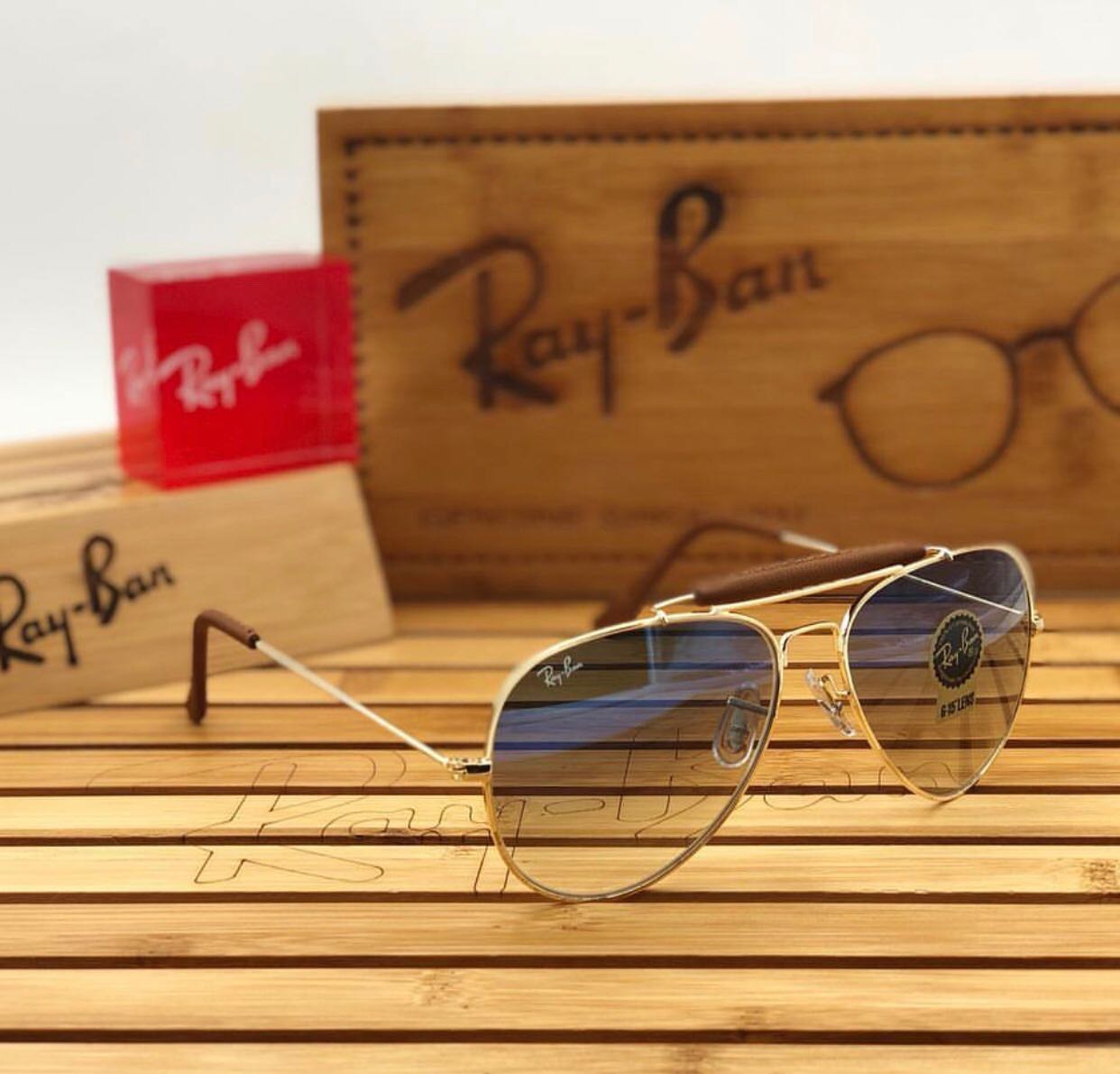 RAY-BAN New Fancy Men's Oval Bridge Trendy Hot Favourite Wintage Sunglass For Unisex.