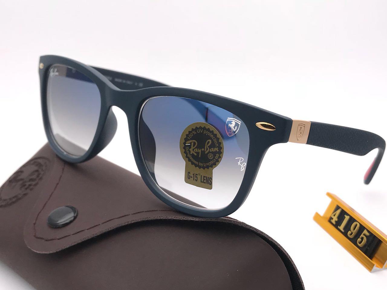 RAY-BAN New Fancy Men's Square Wayfarer Trendy Hot Favourite Wintage Sunglass For Unisex.